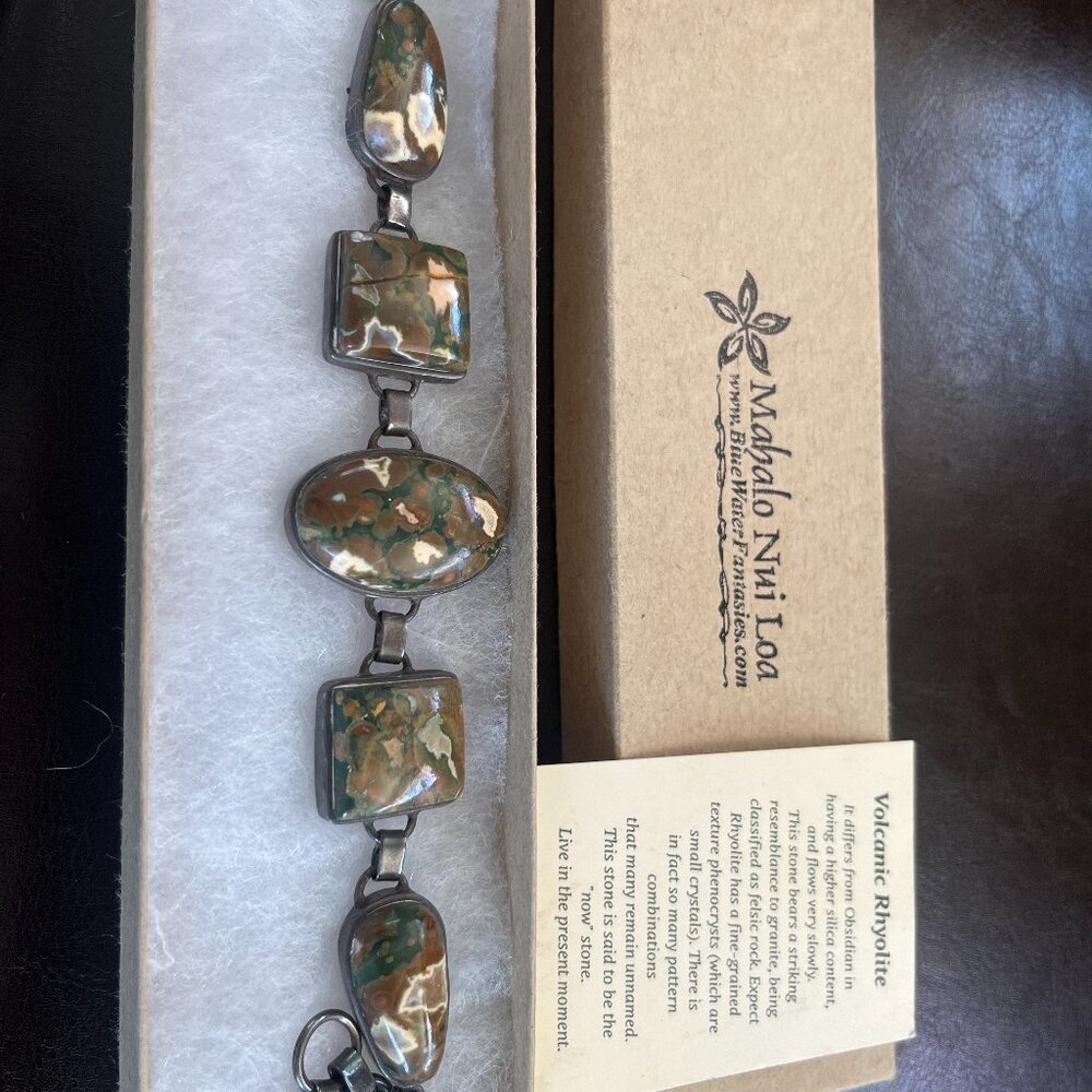 Volcanic Rhyolite Bracelet